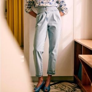 Sezane Sydney Denim Jean trousers (altered)